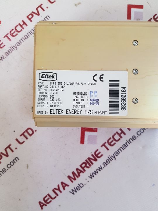 Eltek smps 250 power supply