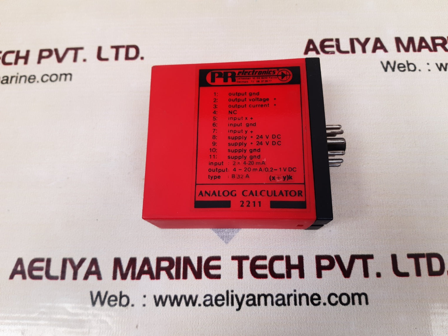 Pr electronics 2211 analog calculator bb2a