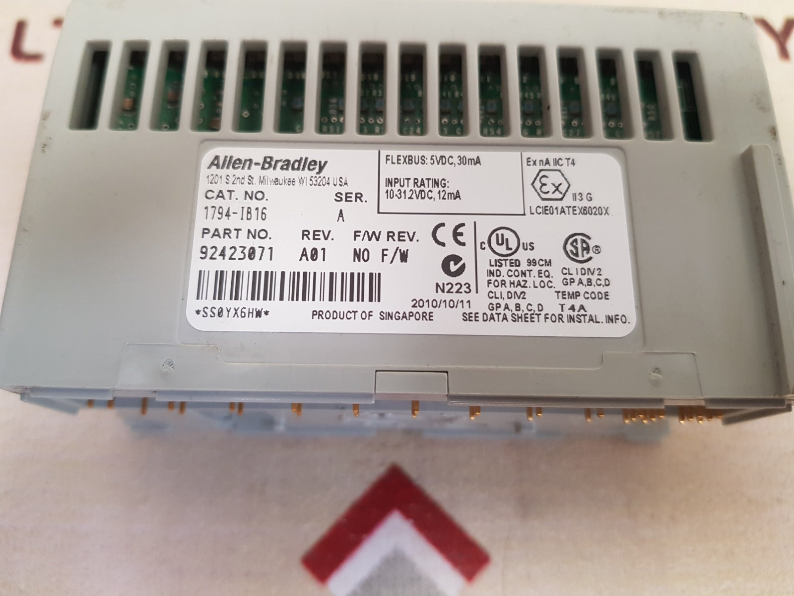 Allen-bradley 1794-ib16 Ser.A Flex I/O Module 92423071