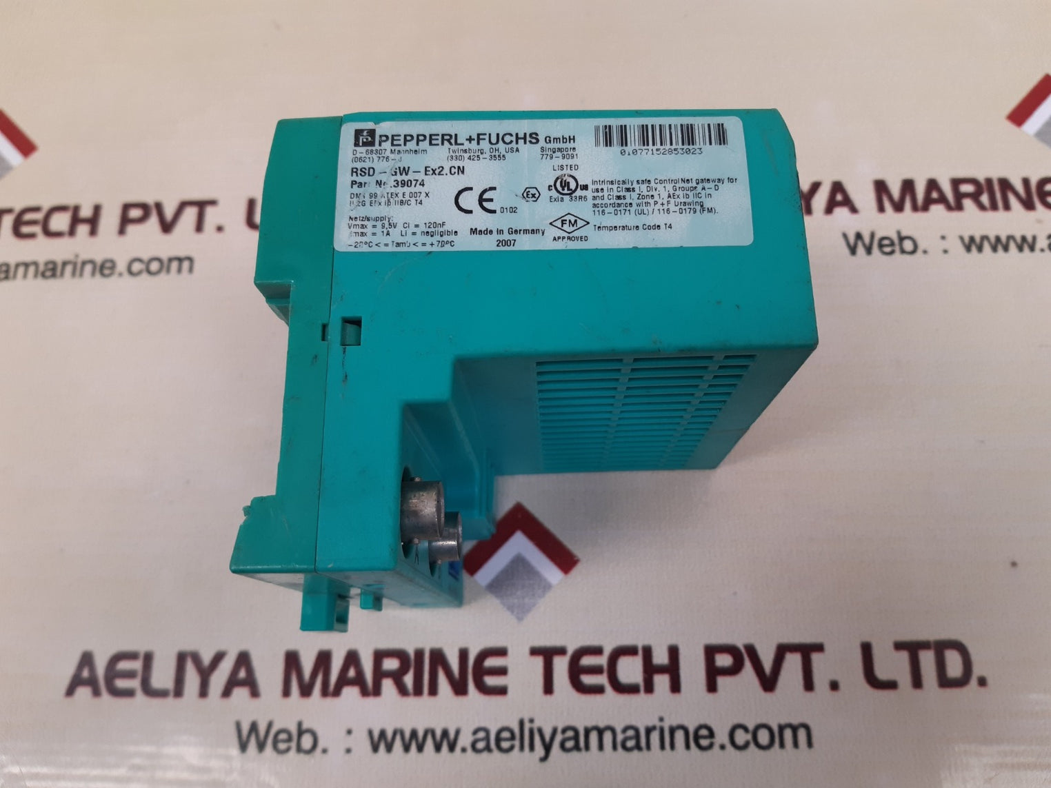 Pepperl+fuchs rsd-gw-ex2.cn controlnet gateway media redundant