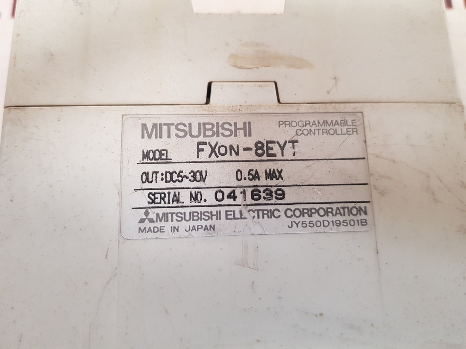 Mitsubishi Fxon-8Eyt Programmable Controller Dc5~30V 0.5A