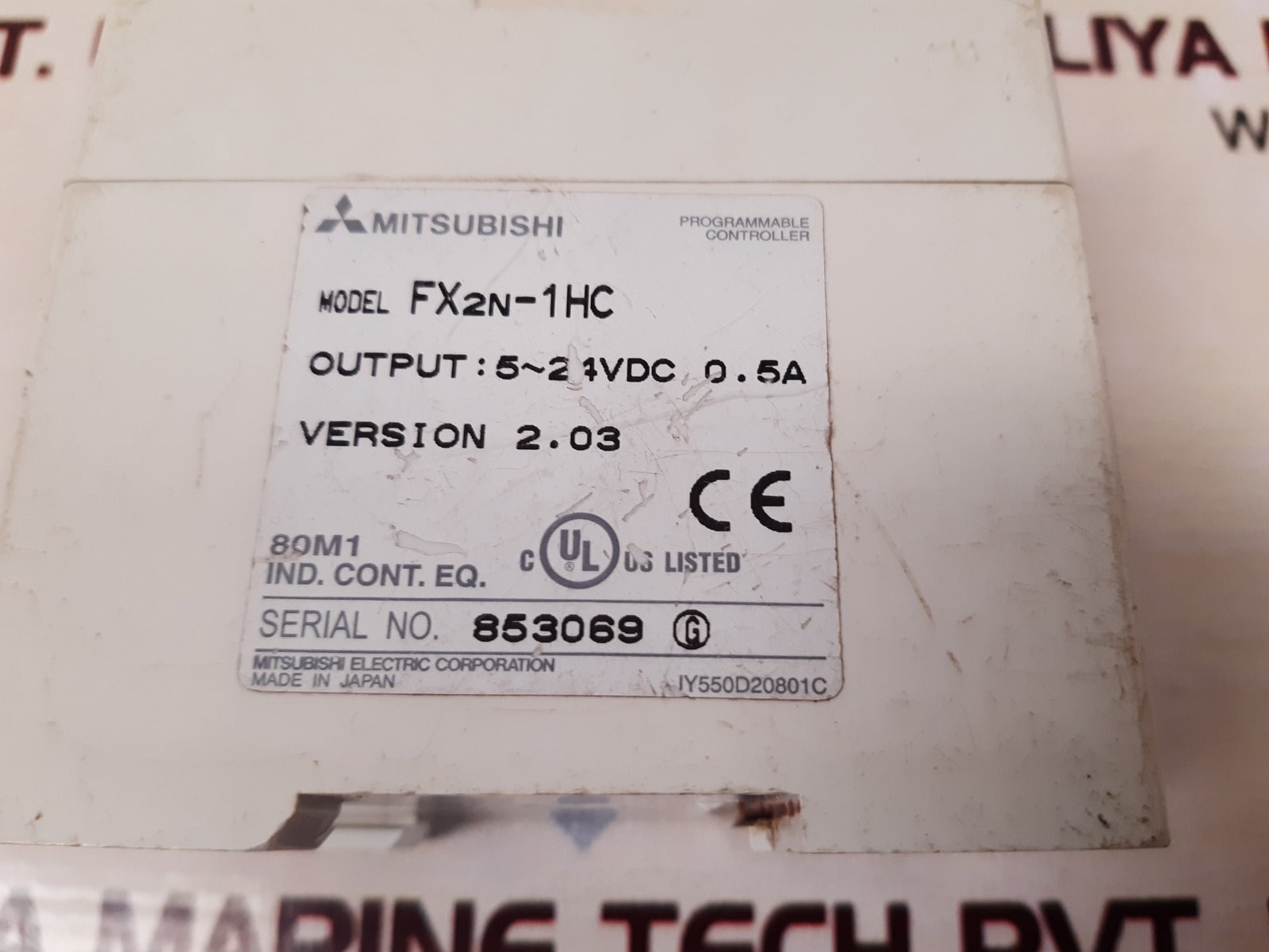 Mitsubishi fx2n-1hc programmable controller