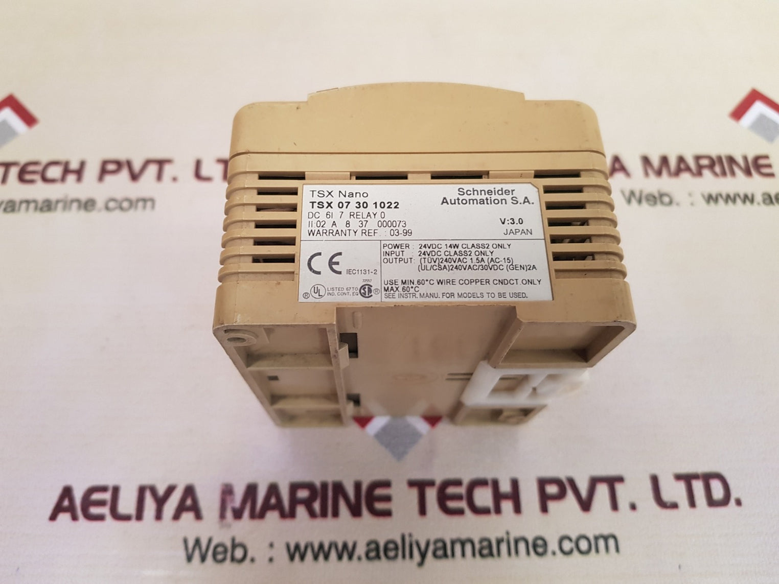 Telemecanique Tsx 07 30 1022 Modicon Plc I/O Module 24Vdc