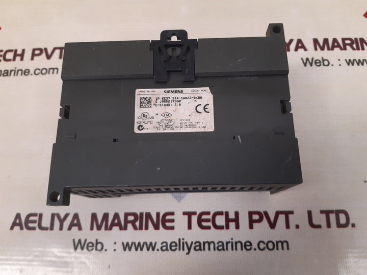 Siemens simatic s7-200 6es7 214-1ad22-0xb0 plc module