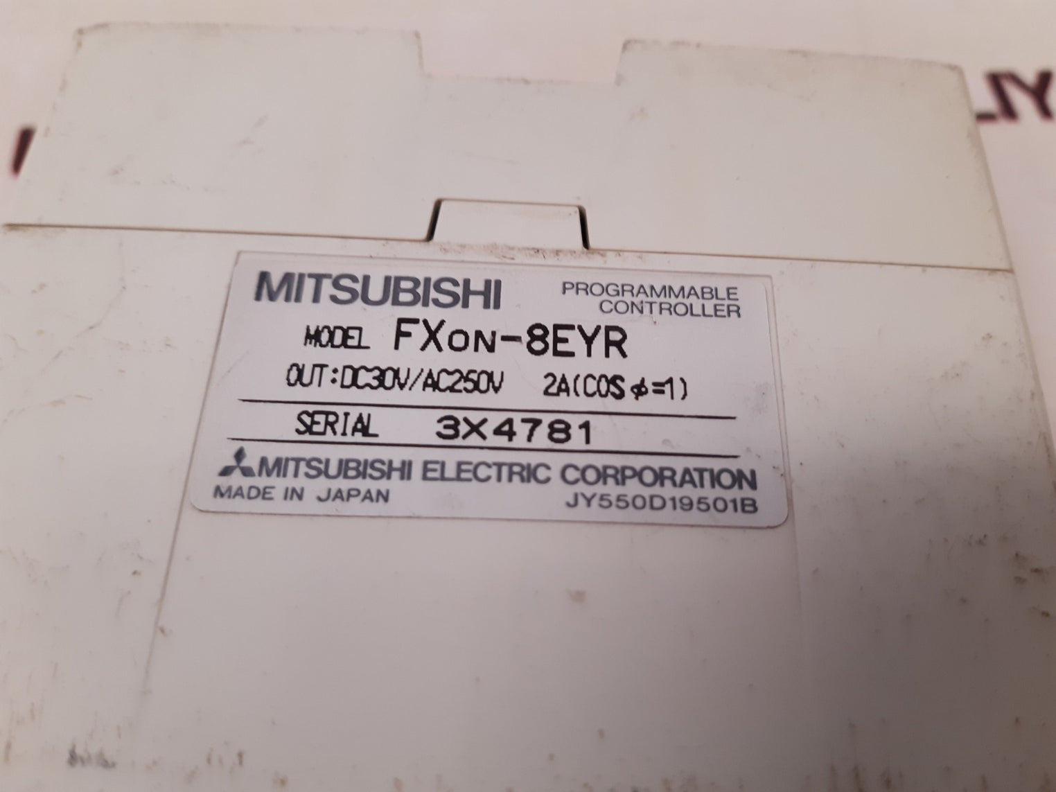 Mitsubishi fx0n-8eyr programmable controller
