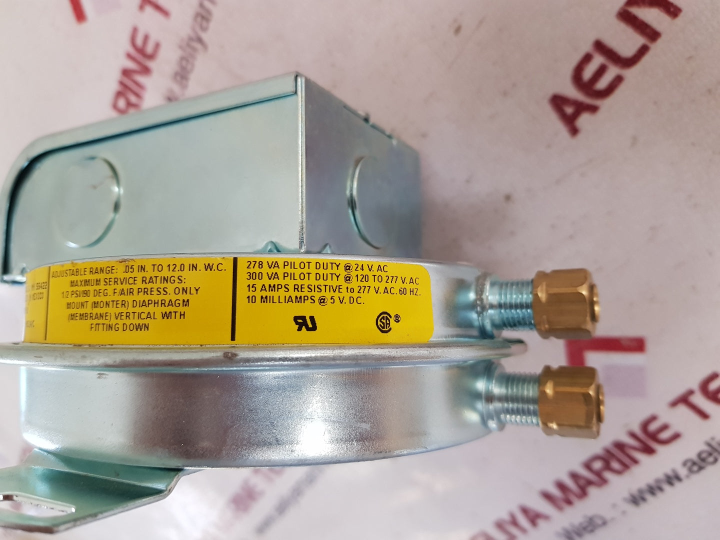 Honeywell ap5027-30 airflow differential pressure switches
