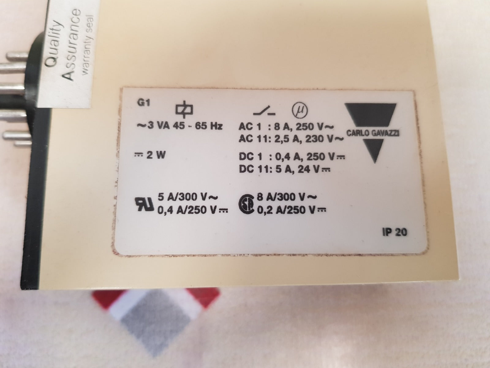 Carlo Gavazzi S 1231 166 724 Combi Recycler 24V