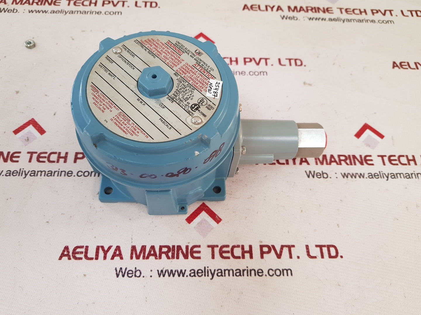 United electric j120-612 differential pressure switches 125-3000 psi