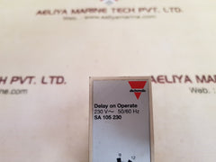 Carlo Gavazzi Sa 105 230 Delay On Operate 230V~50/60Hz