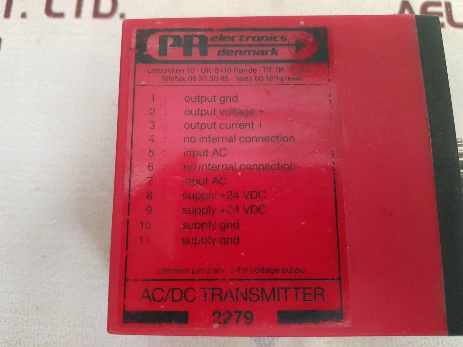 Pr Electronics 2279 X2 Ac/Dc Transmitter 214-4Ac/Dc
