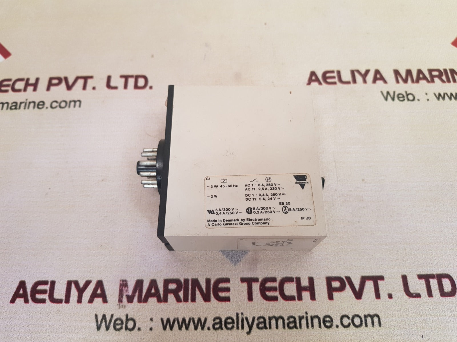 Carlo Gavazzi Sa 205 230 Time Delay Relay 3-60 Sec