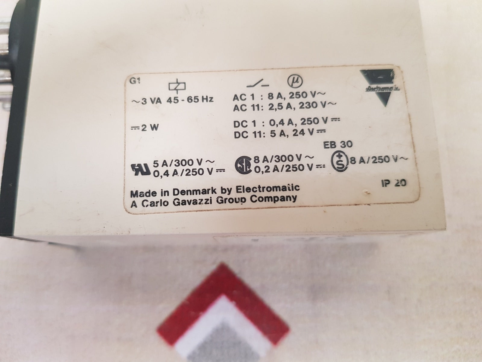 Carlo Gavazzi Sa 205 230 Time Delay Relay 3-60 Sec