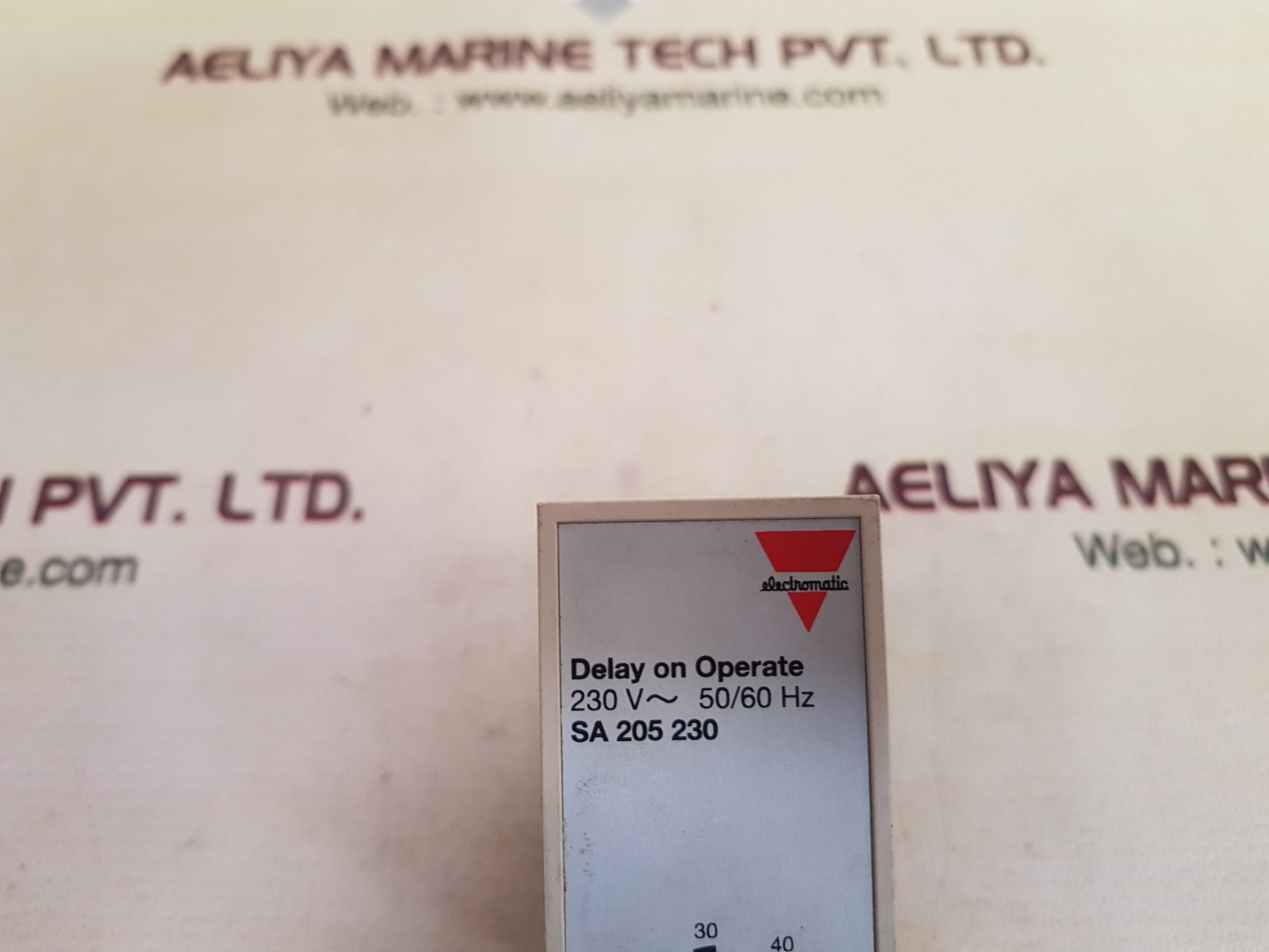 Carlo Gavazzi Sa 205 230 Time Delay Relay 3-60 Sec