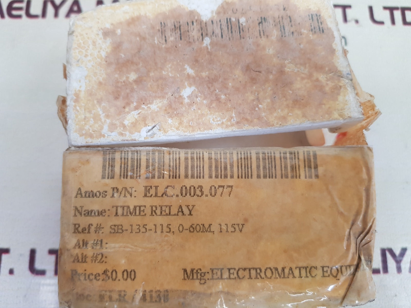 Carlo gavazzi sb 135 115 time delay relay 3-60 min