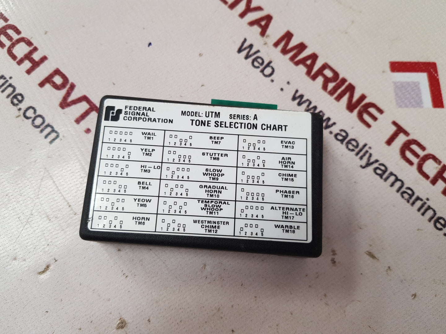 Federal signal utm universal tone module series a