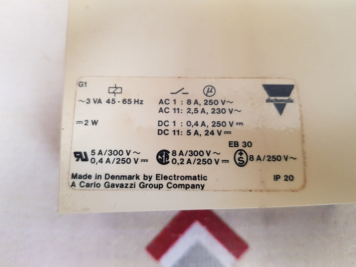 Carlo gavazzi sb 135 115 time delay relay 3-60 min