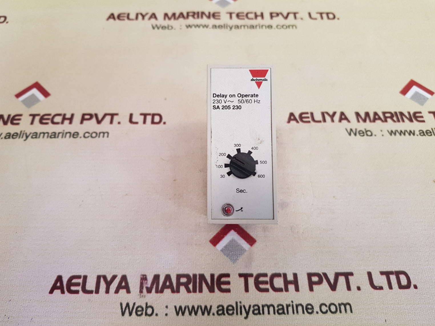 Electromatic sa 205 230 time delay on operate 30-600sec