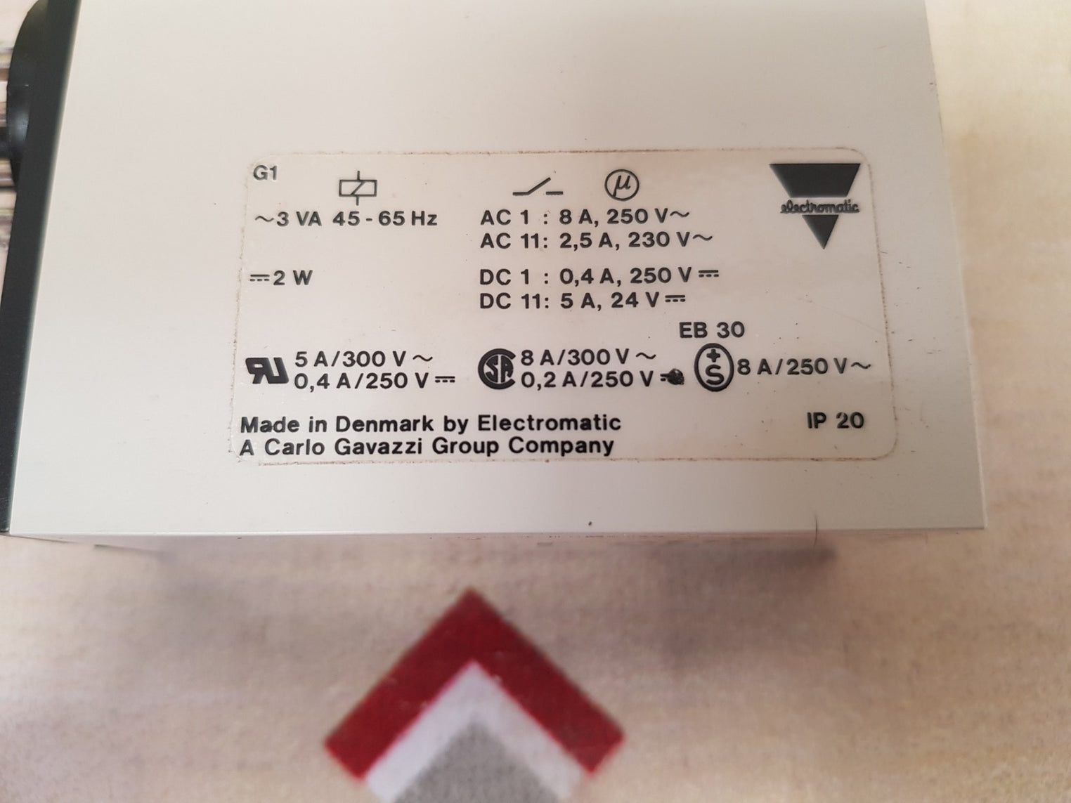 Electromatic sa 205 230 time delay on operate 30-600sec