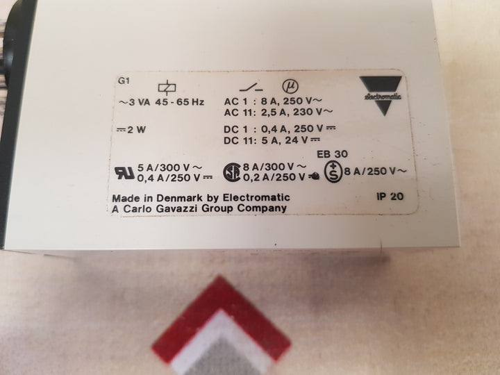Electromatic sa 205 230 time delay on operate 30-600sec