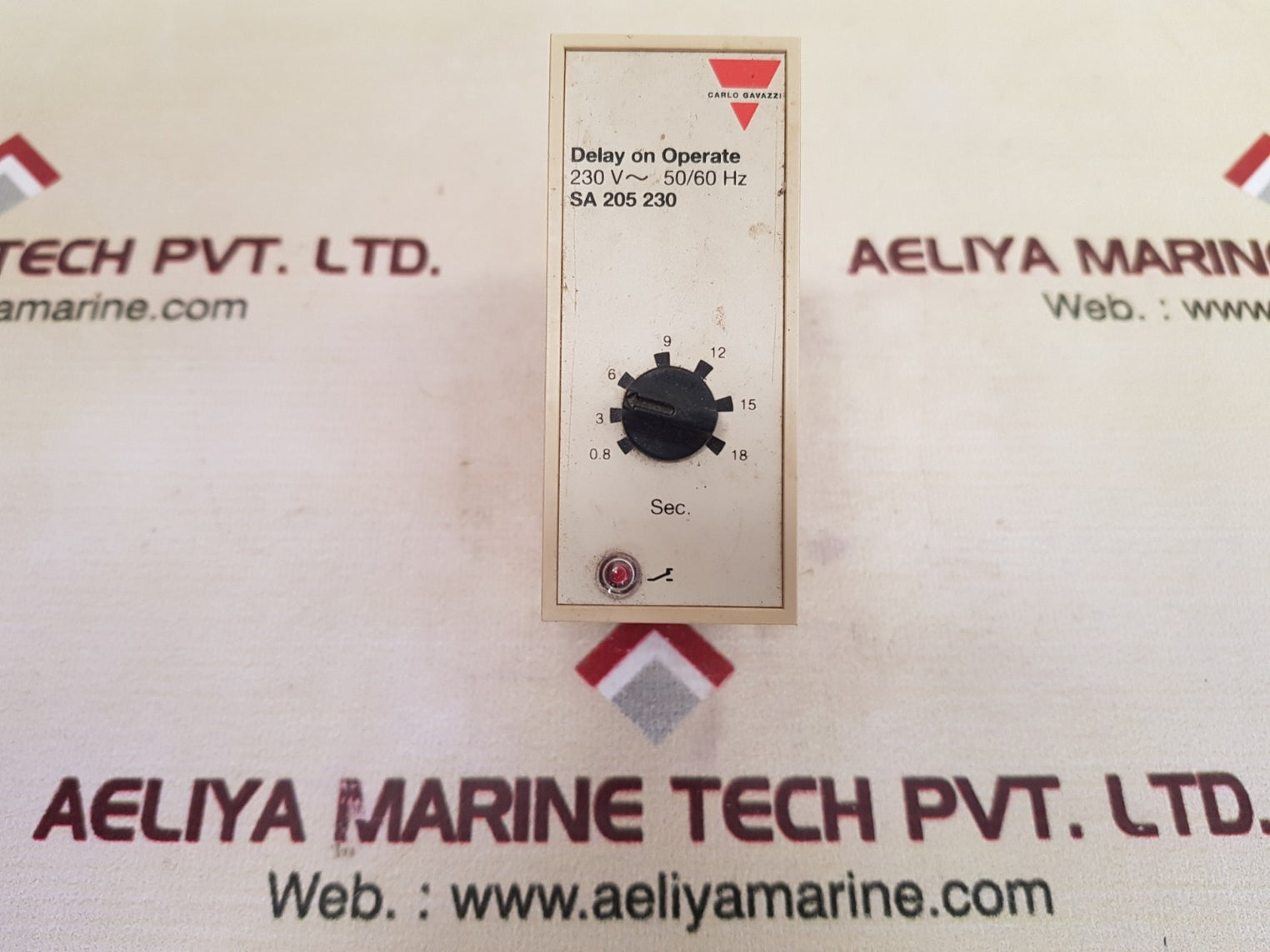 Carlo Gavazzi Sa 205 230 Timer Delay On Operate 0.8-18Sec