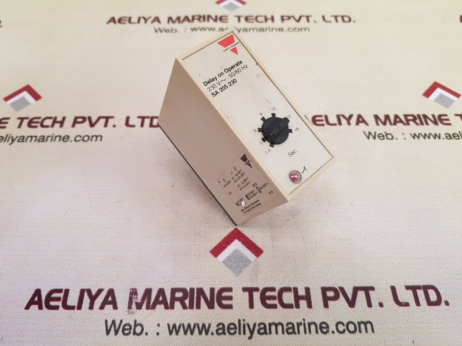 Carlo Gavazzi Sa 205 230 Timer Delay On Operate 0.8-18Sec