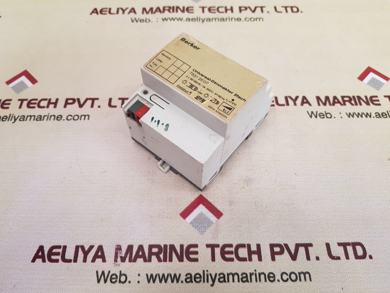 Berker 7531 20 07 Universal-dimmaktor 2Fach 230V~50/60Hz