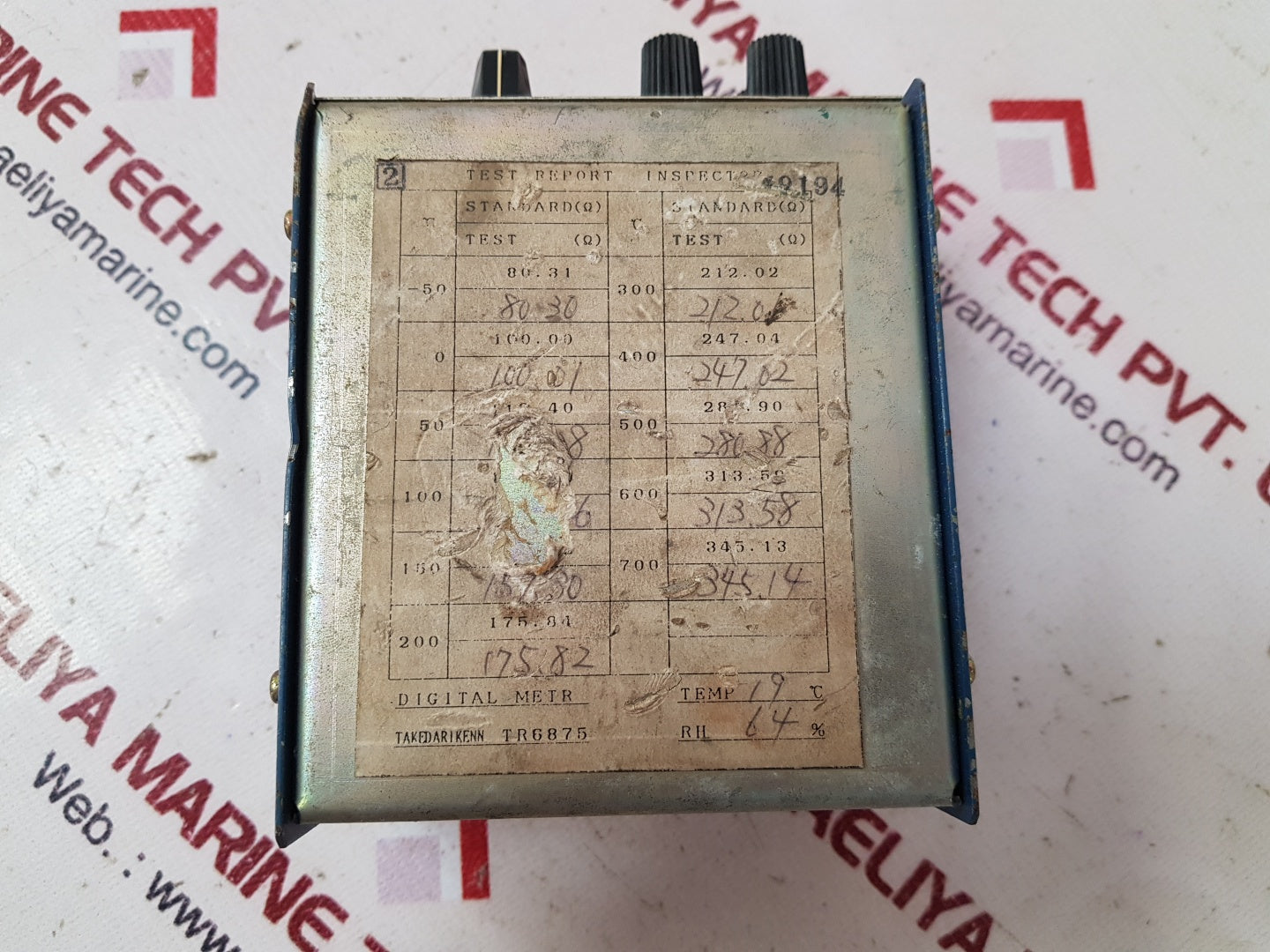 Jrcs dsr-0571 digital meter temp 19°c