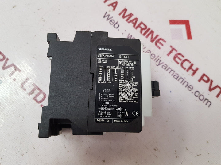 Siemens 3tf3110-0a contactor