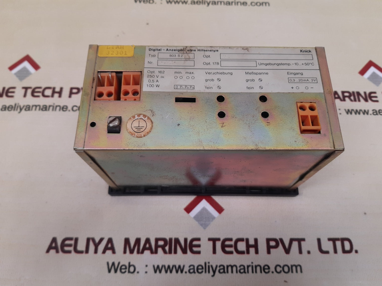 Knick 803 S2 Cm Digital Display Without Auxiliary Power Energy 250V