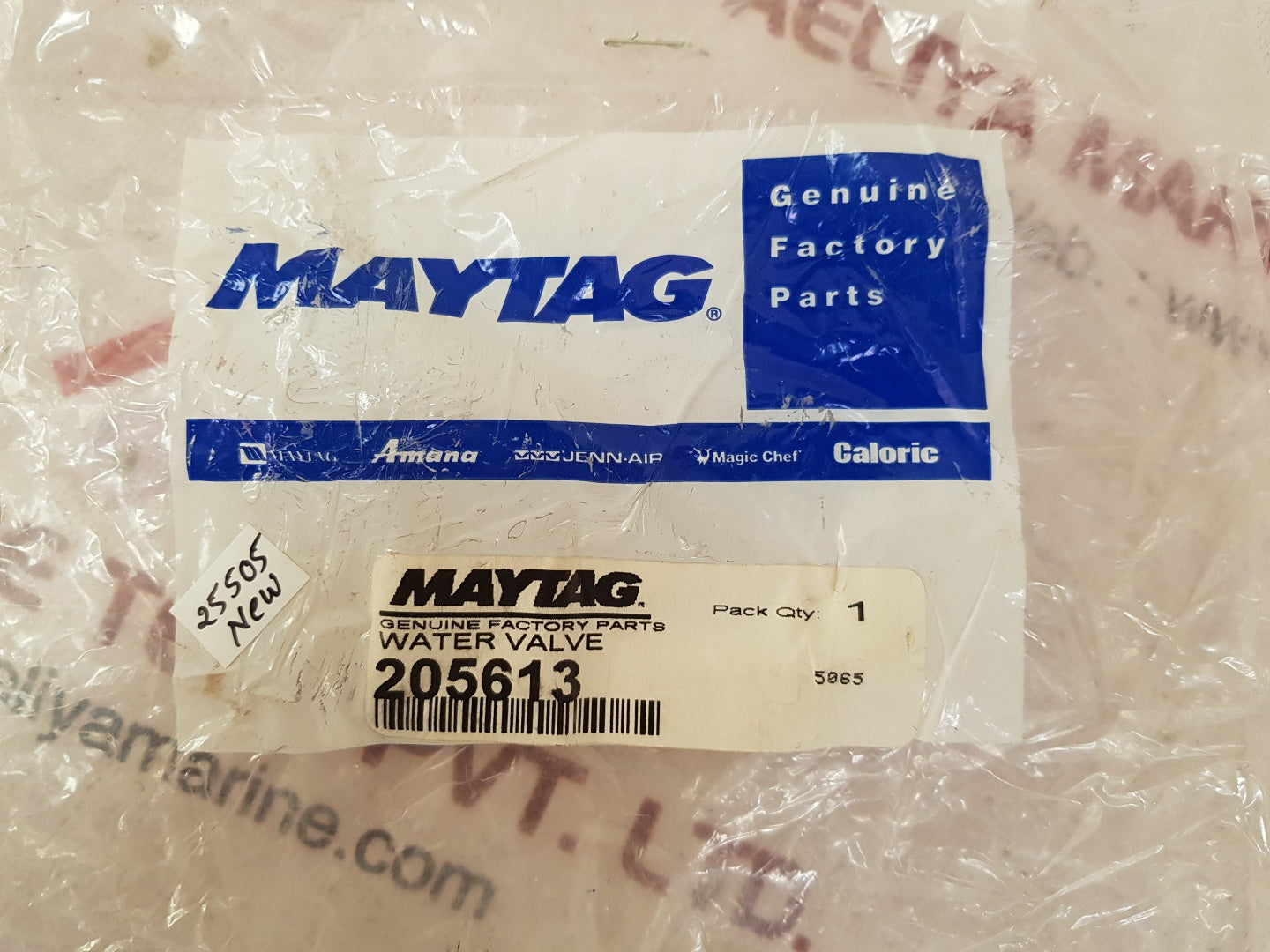 Maytag 205613 universal water valve