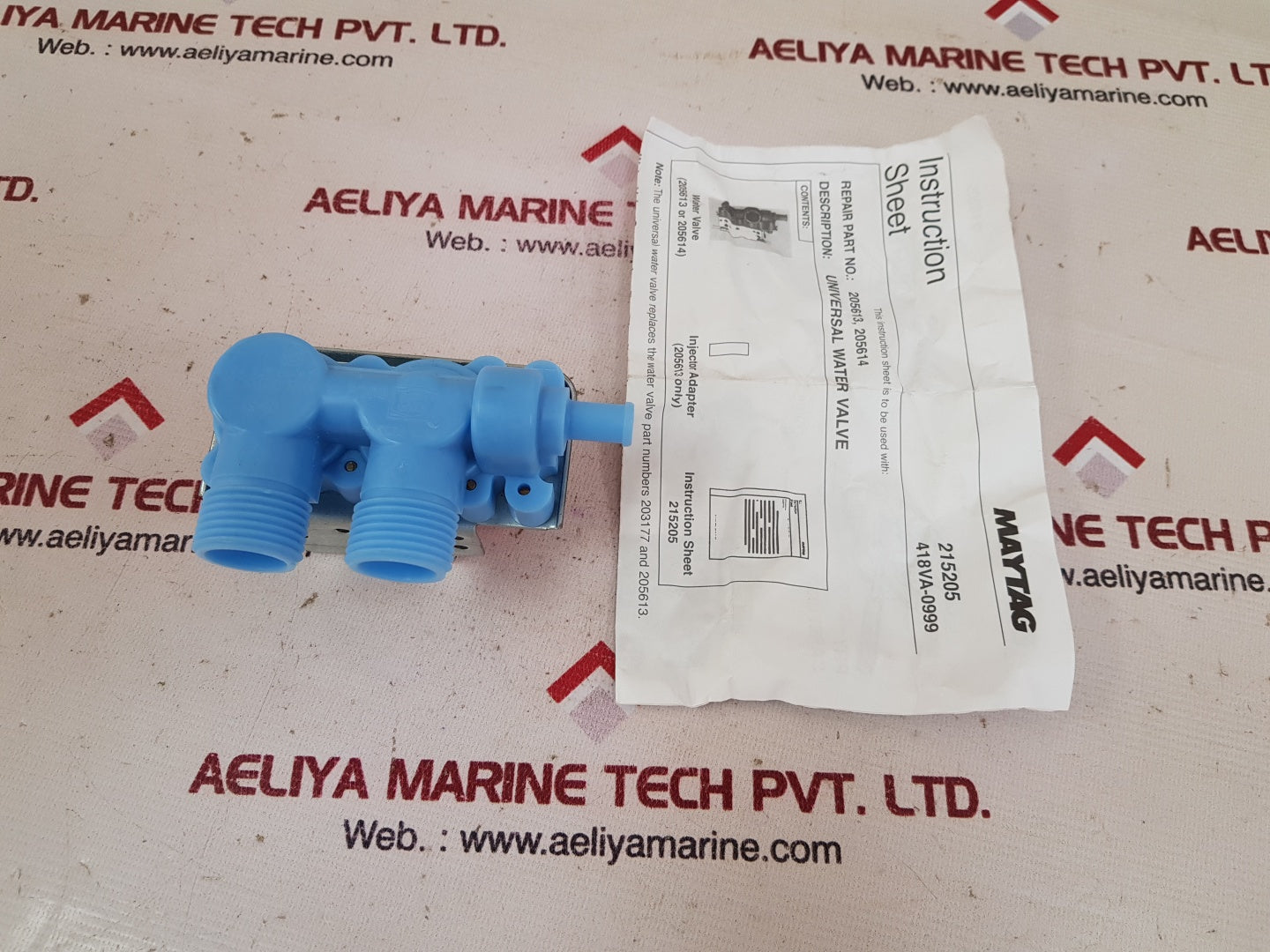 Maytag 205613 universal water valve