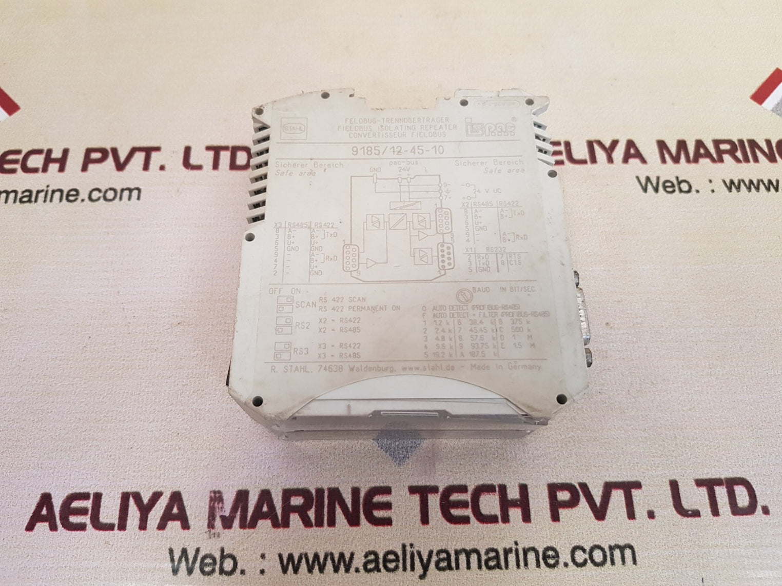 Stahl 9185/12-45-10 Fieldbus Isolating Repeater 24V