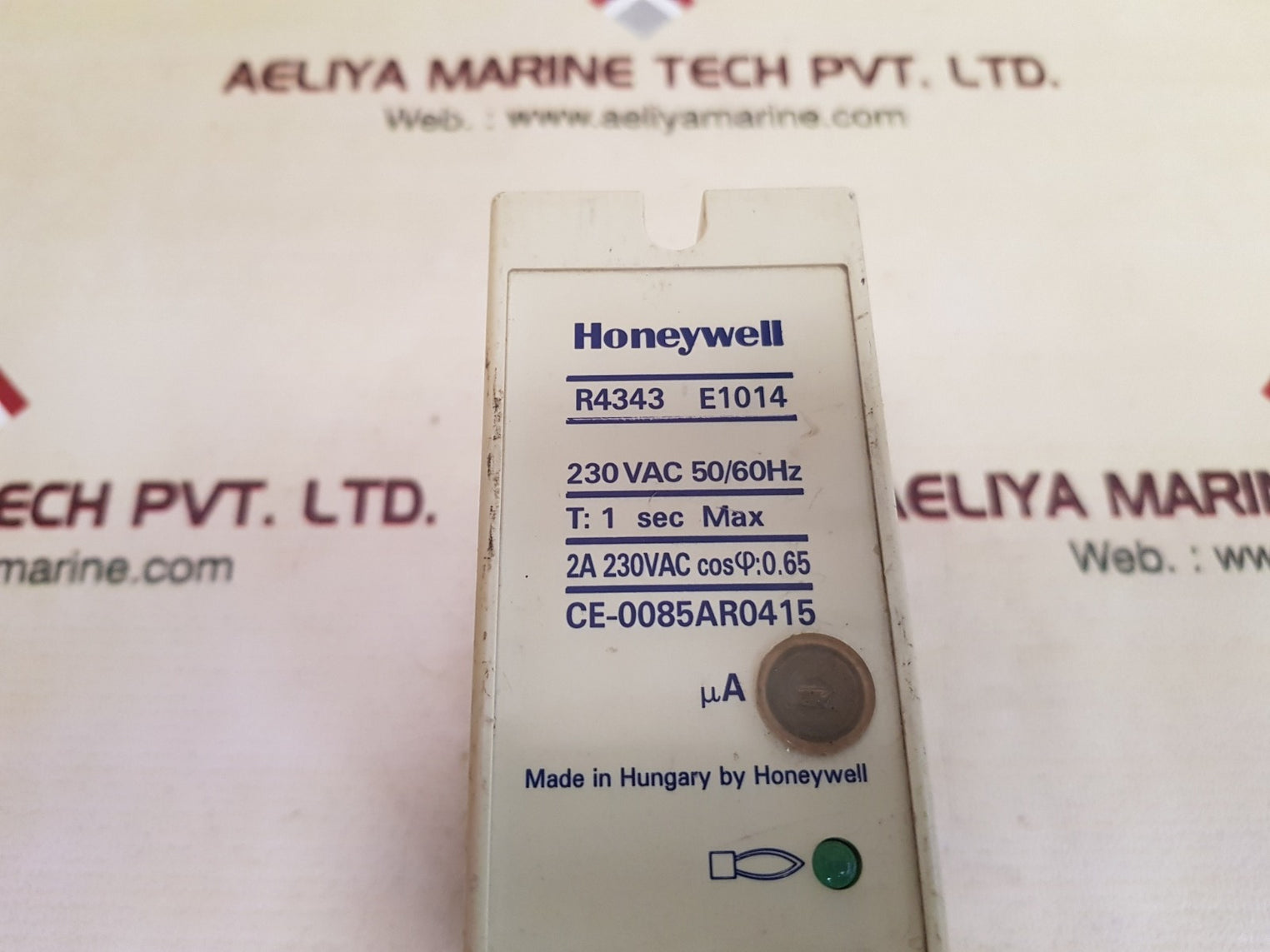 Honeywell r4343 e1014 flame detector relay 230vac 50/60hz