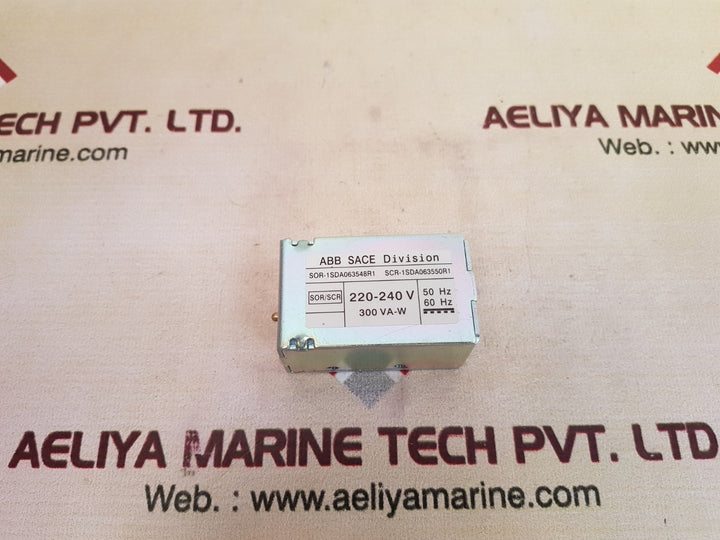 Abb sace division sor-1sda063548r1 scr-1sda063550r1