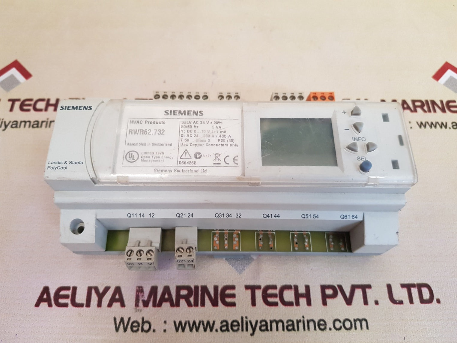Siemens Landis & Staefa Rwr62.732 Controller