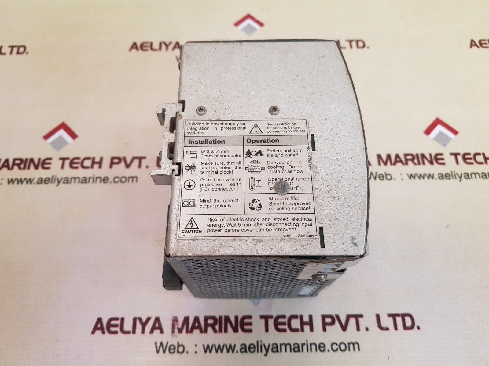 Sola Sdn 10-24-100 Power Supply 115/230 Vac, 50-60Hz