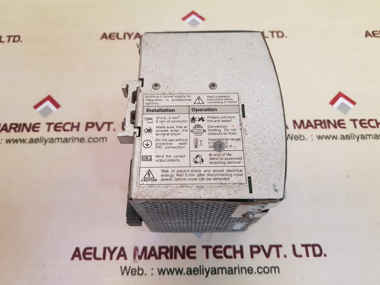 Sola Sdn 10-24-100 Power Supply 115/230 Vac, 50-60Hz