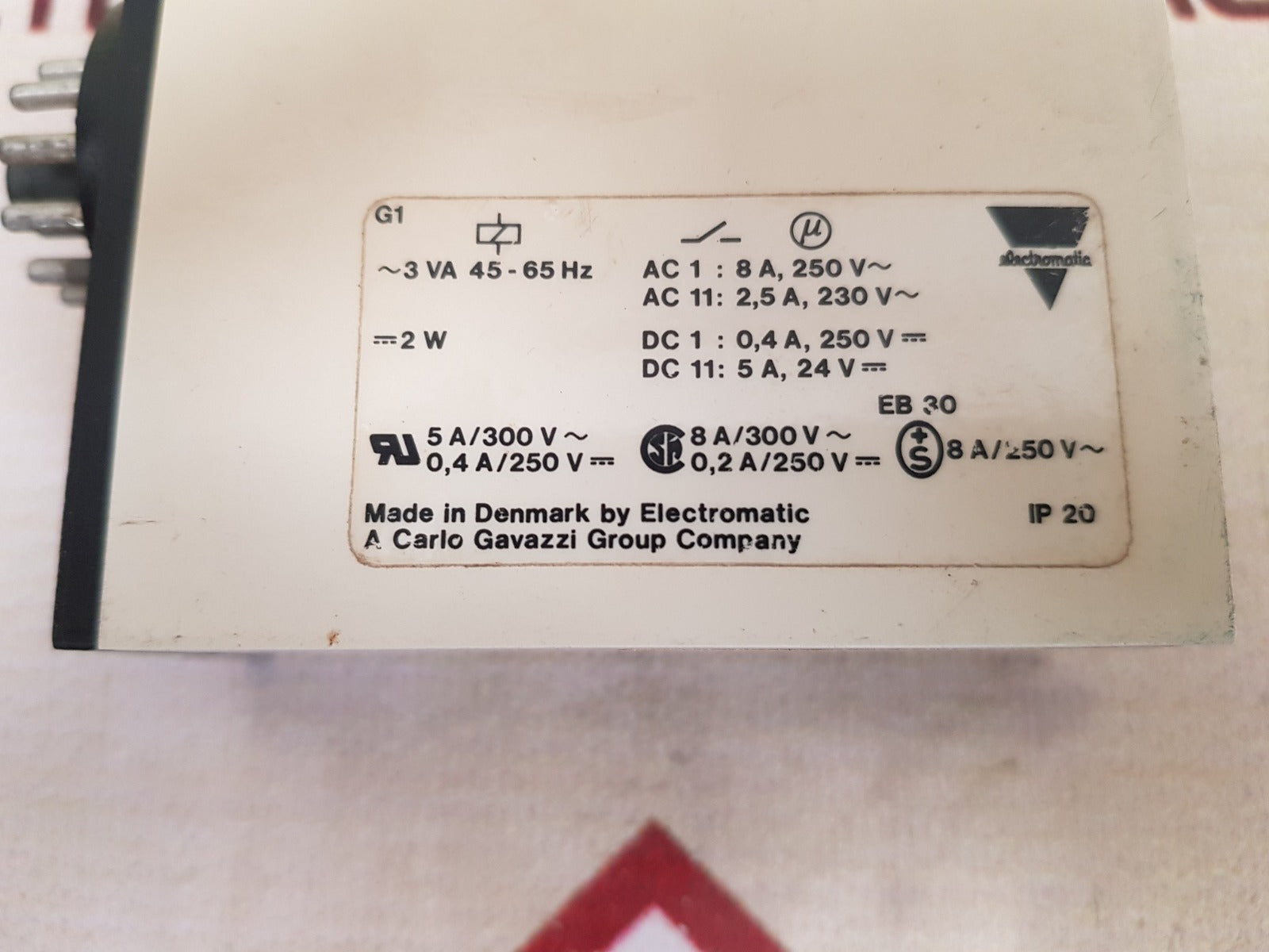 Electromatic Sa 205 230 Timer Delay On Operate 3-60 Sec
