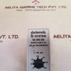 Electromatic S-system Sa 205 230 Delay On Operate 230V Ac