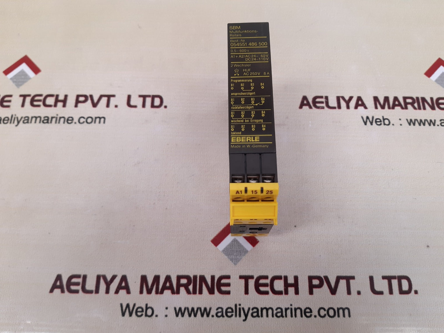 Eberle Sbm 0.5-600 Sec Multifunction Relay 054551 486 500
