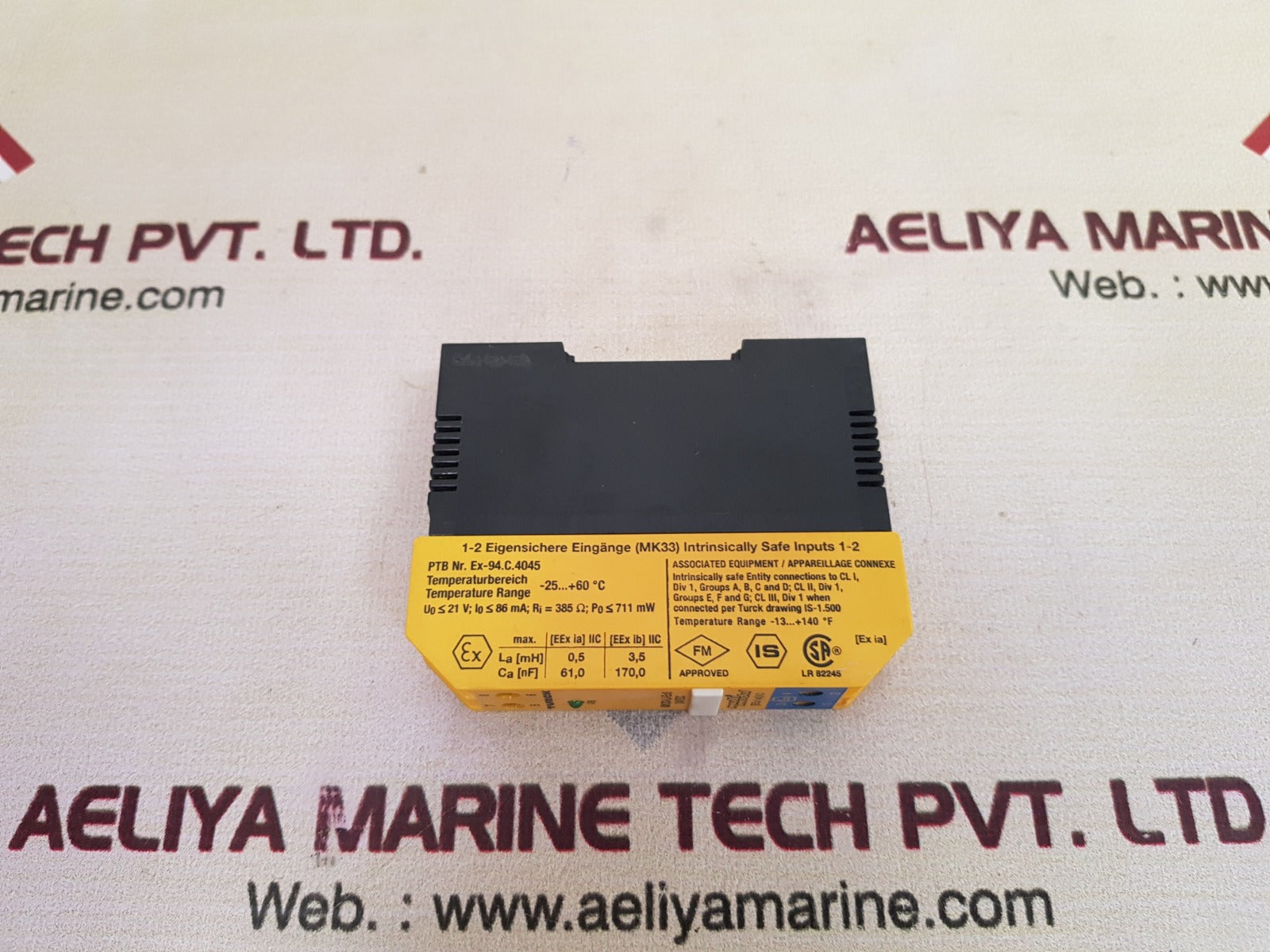 Turck Mk33-li-ex0/24Vdc Safety Module