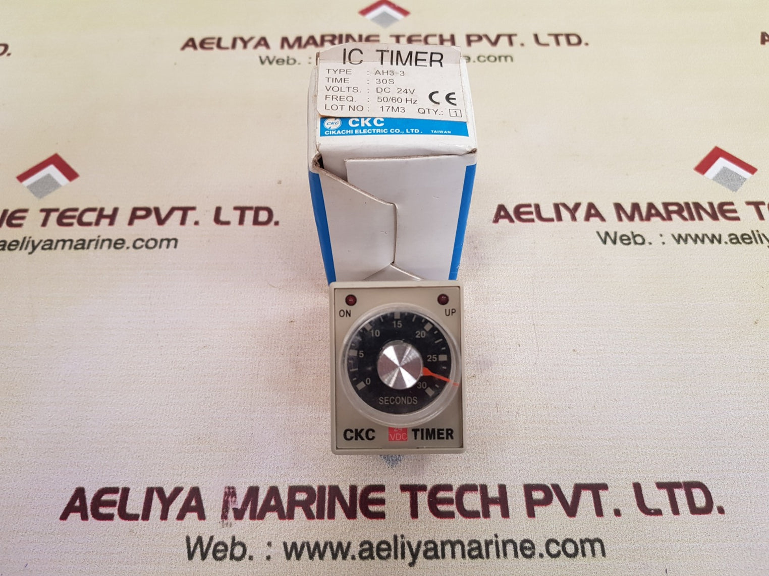 Ckc Ah-3 Time Relay 0-30 Sec, Dc 24V, 50/60Hz