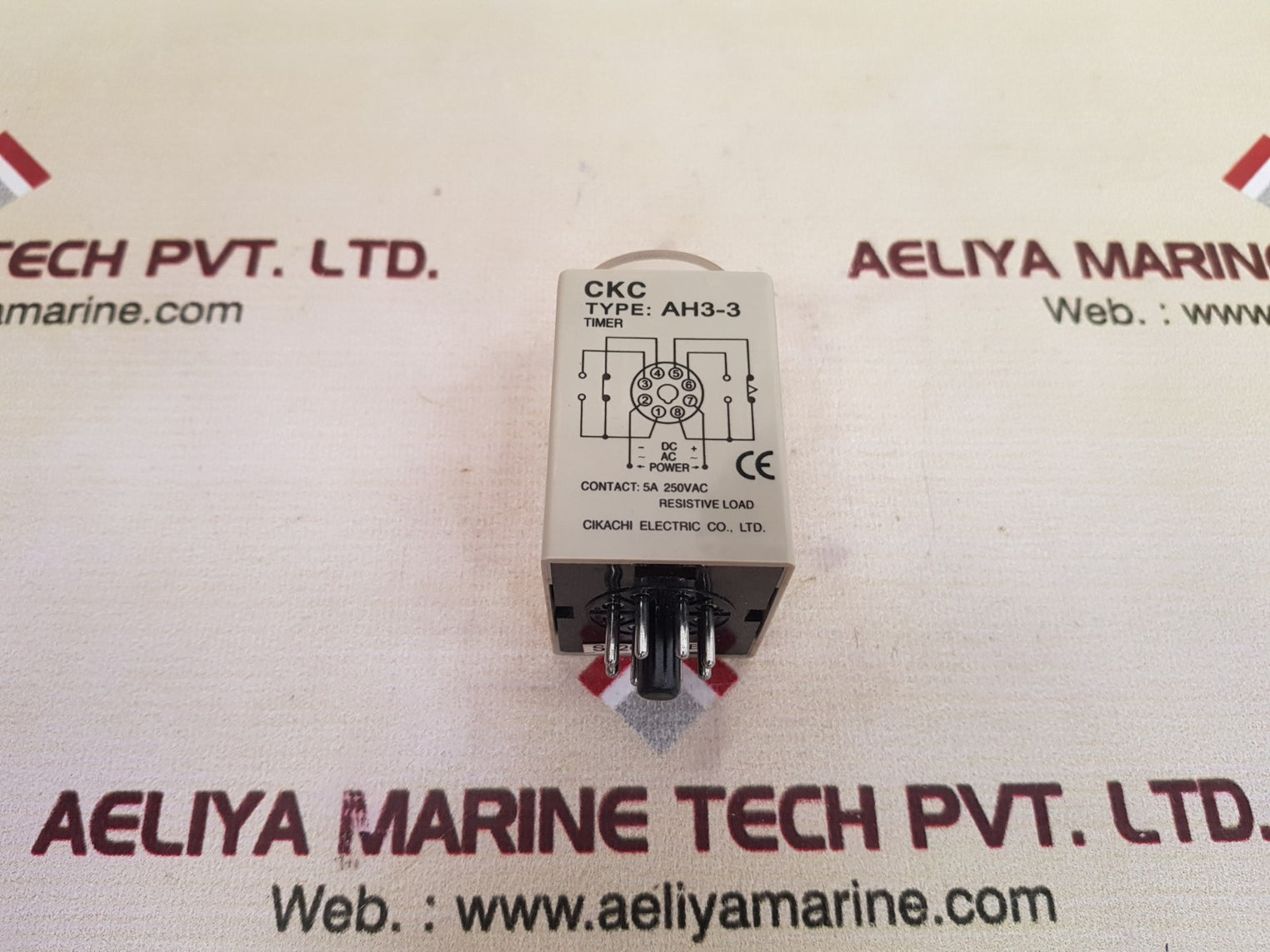 Ckc Ah-3 Time Relay 0-30 Sec, Dc 24V, 50/60Hz