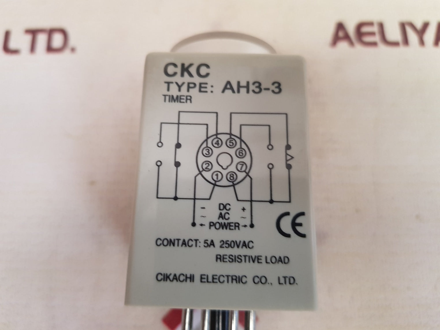 Ckc Ah-3 Time Relay 0-30 Sec, Dc 24V, 50/60Hz