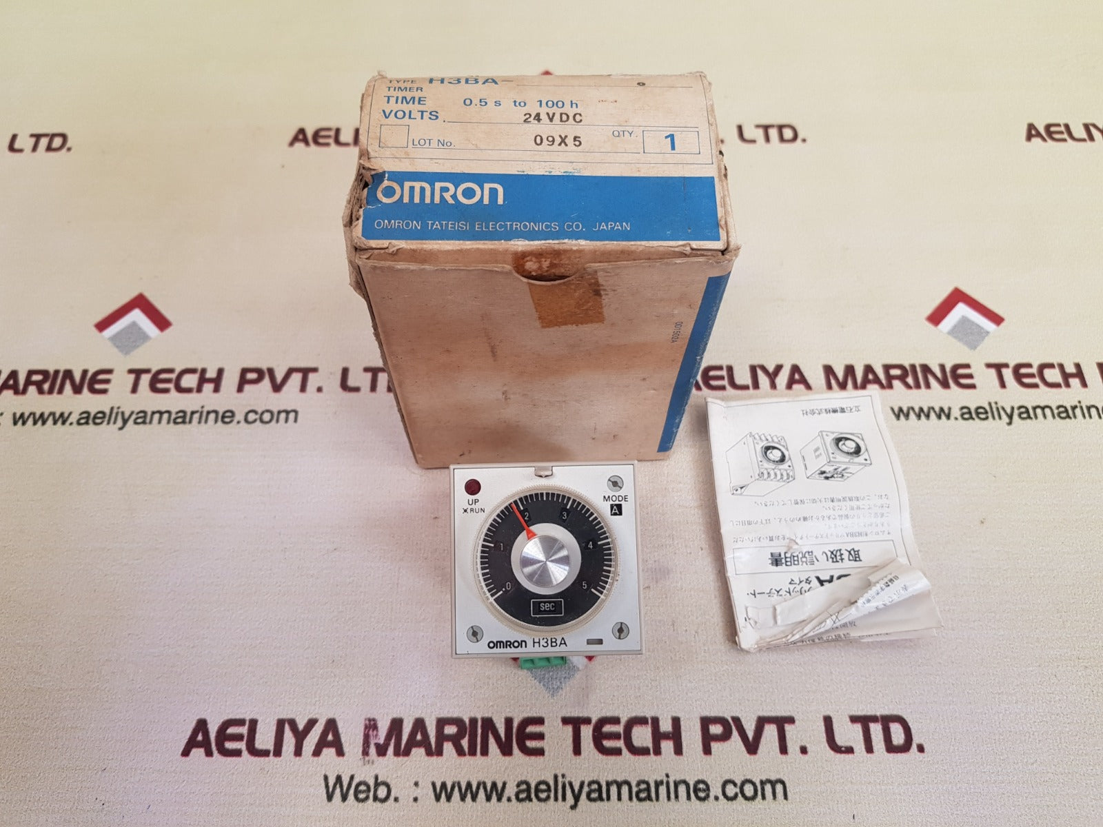 Omron H3Ba Timer 0.5 S To 100 H
