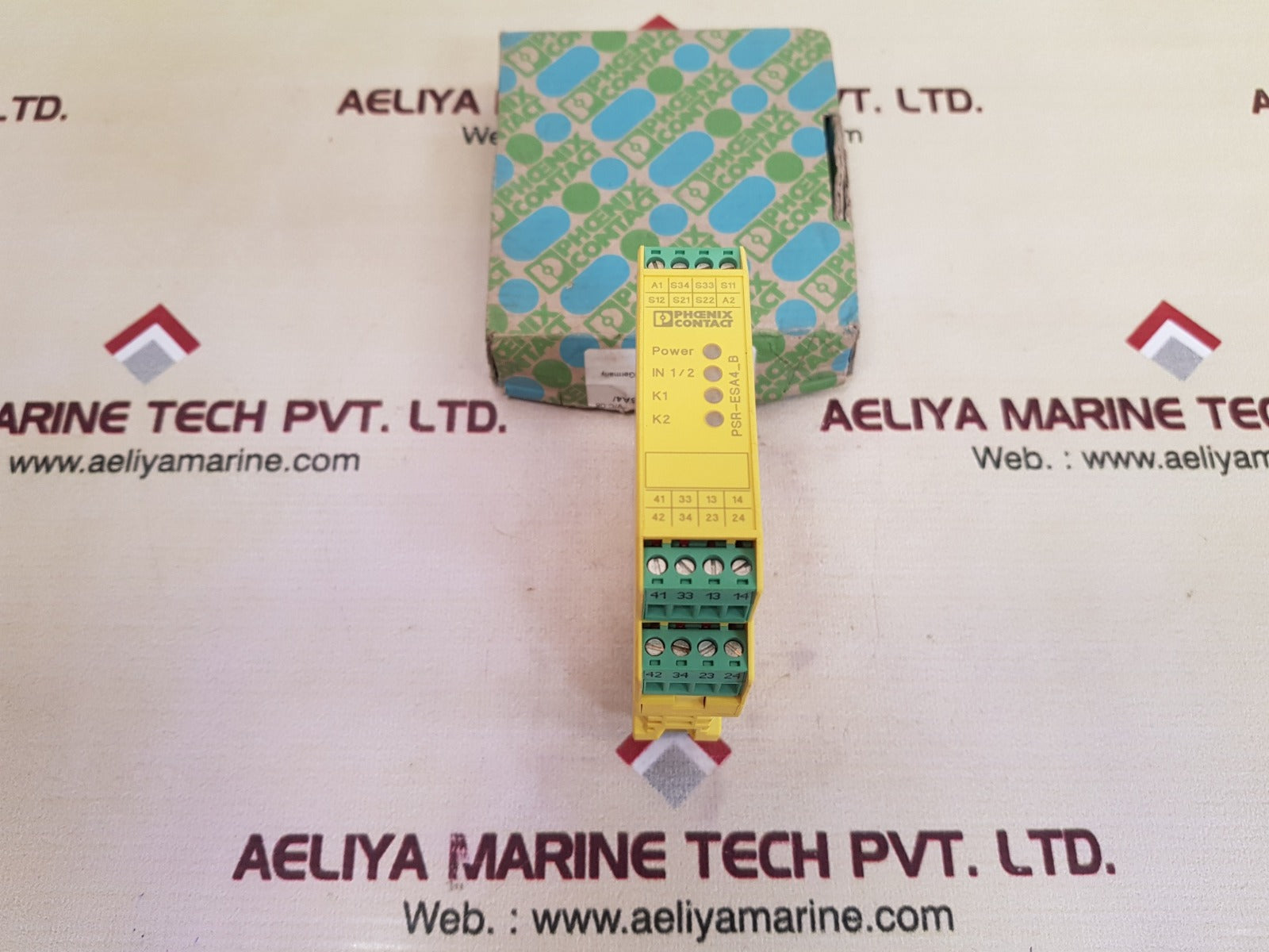 Phoenix contact psr-scp- 24uc/esa4/3x1/1x2/b safety relay