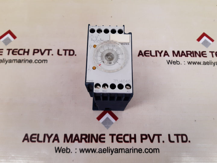 Siemens 7pu4040-0at20 on delay timer