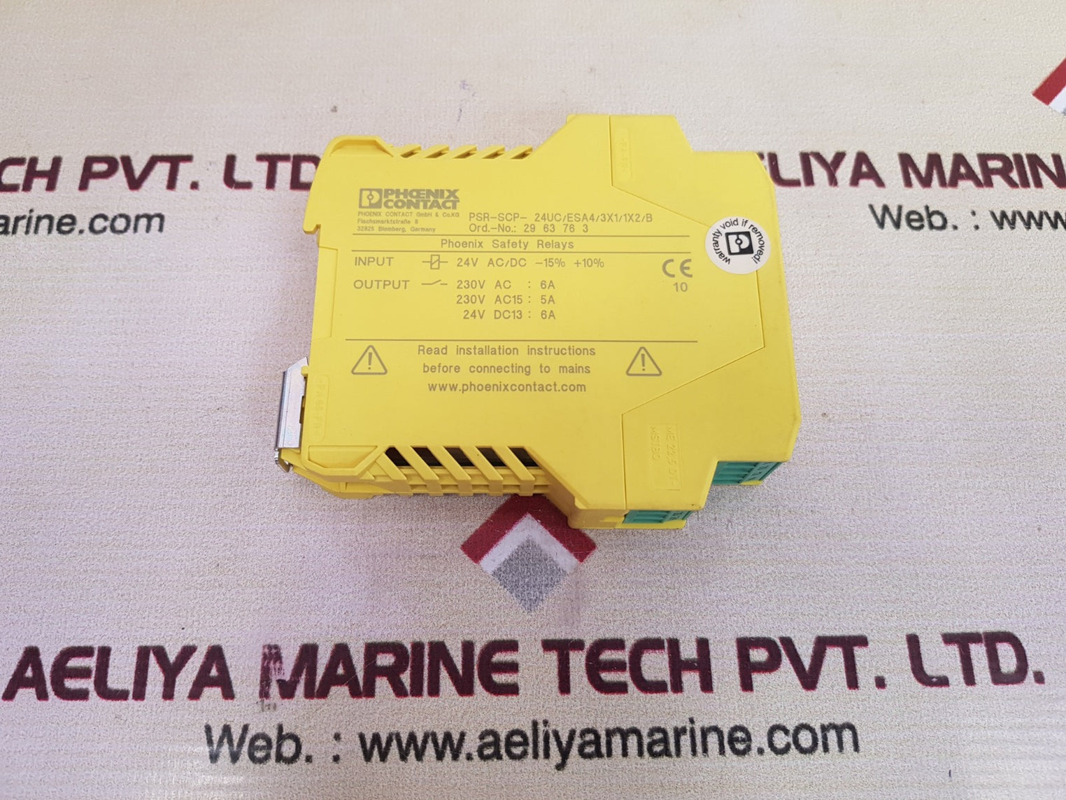 Phoenix Contact PSR-SCP- 24UC/ESA4/3x1/1x2/B Safety Relay