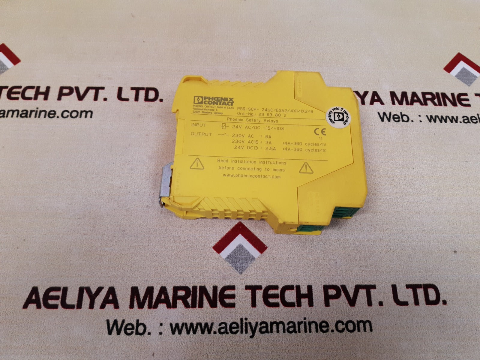Phoenix Contact Psr-scp-24Uc/Esa2/4X1/1X2/B Safety Relay