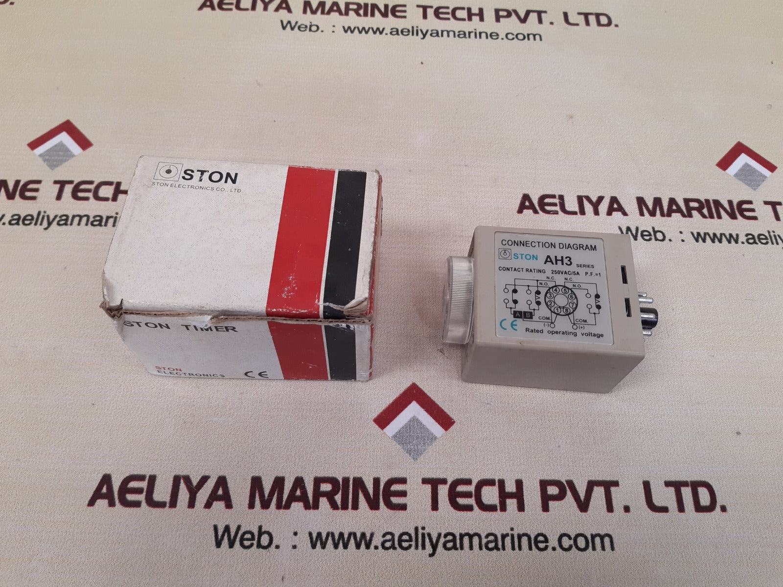 Ston Ah3-a Ston Timer Relay 250Vac/5A